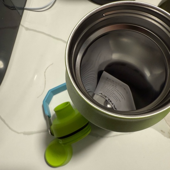 Stanley Bright Green IceFlow Bottle with Blue Logo - Picture 4 of 4